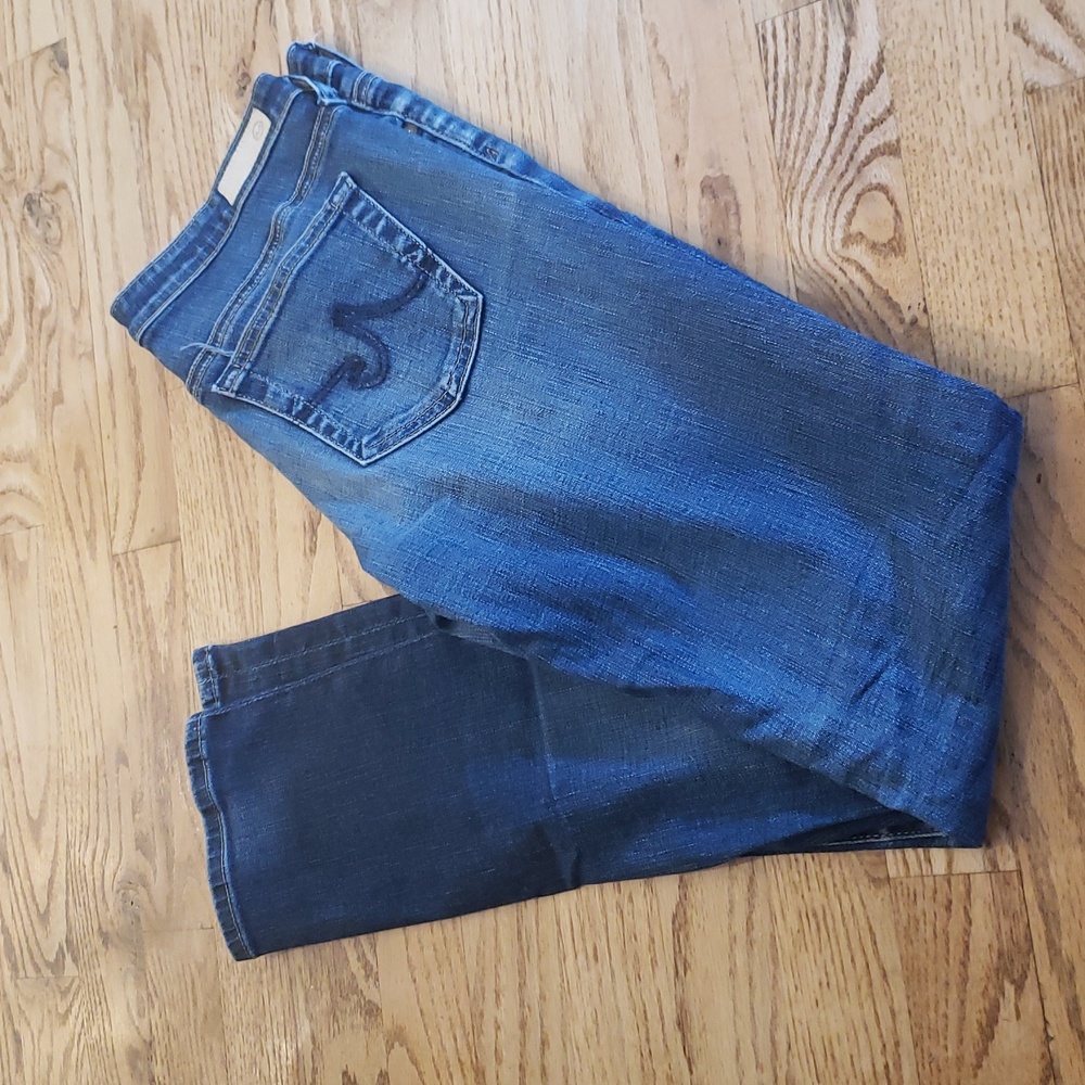 (28R) Ag Adriano Goldschmied The Stilt Cigarette Leg Skinny Jeans Streetwear